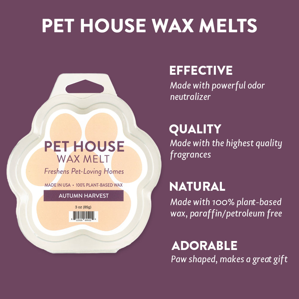 Autumn Harvest Wax Melt Infographics