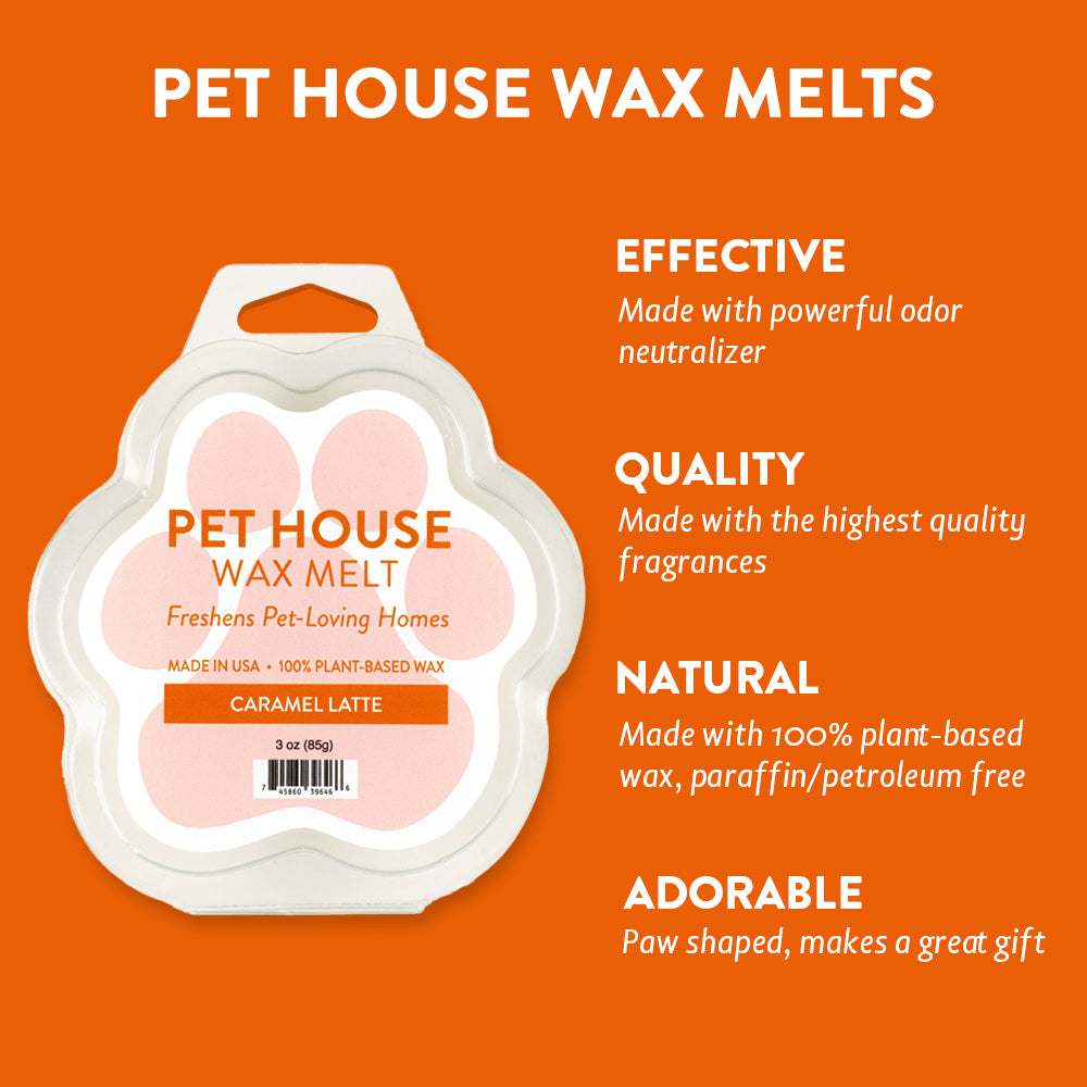 Caramel Latte Wax Melt Infographics