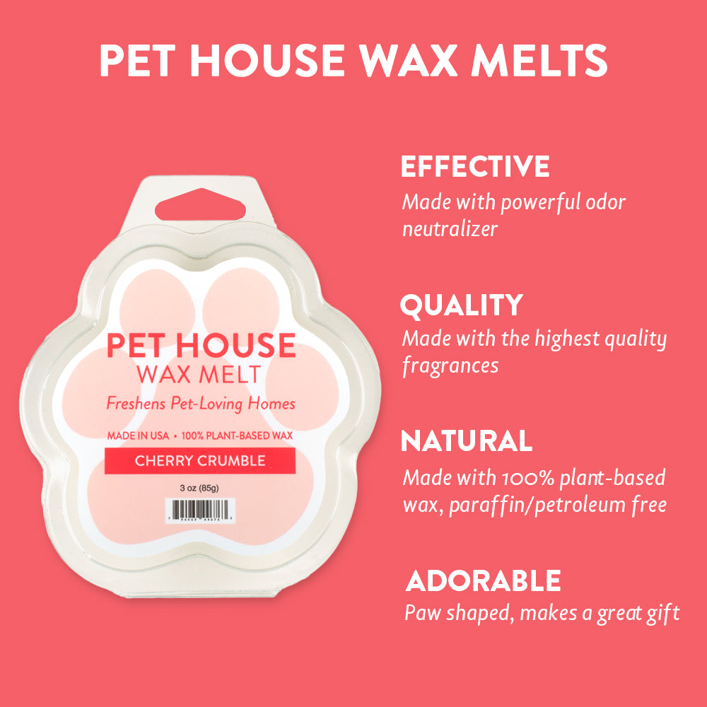 Cherry Crumble Wax Melt infographics