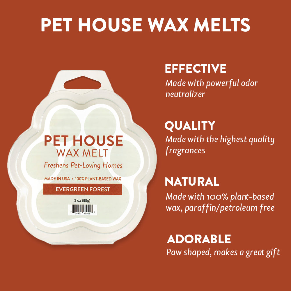 Evergreen Forest Wax Melt infographics