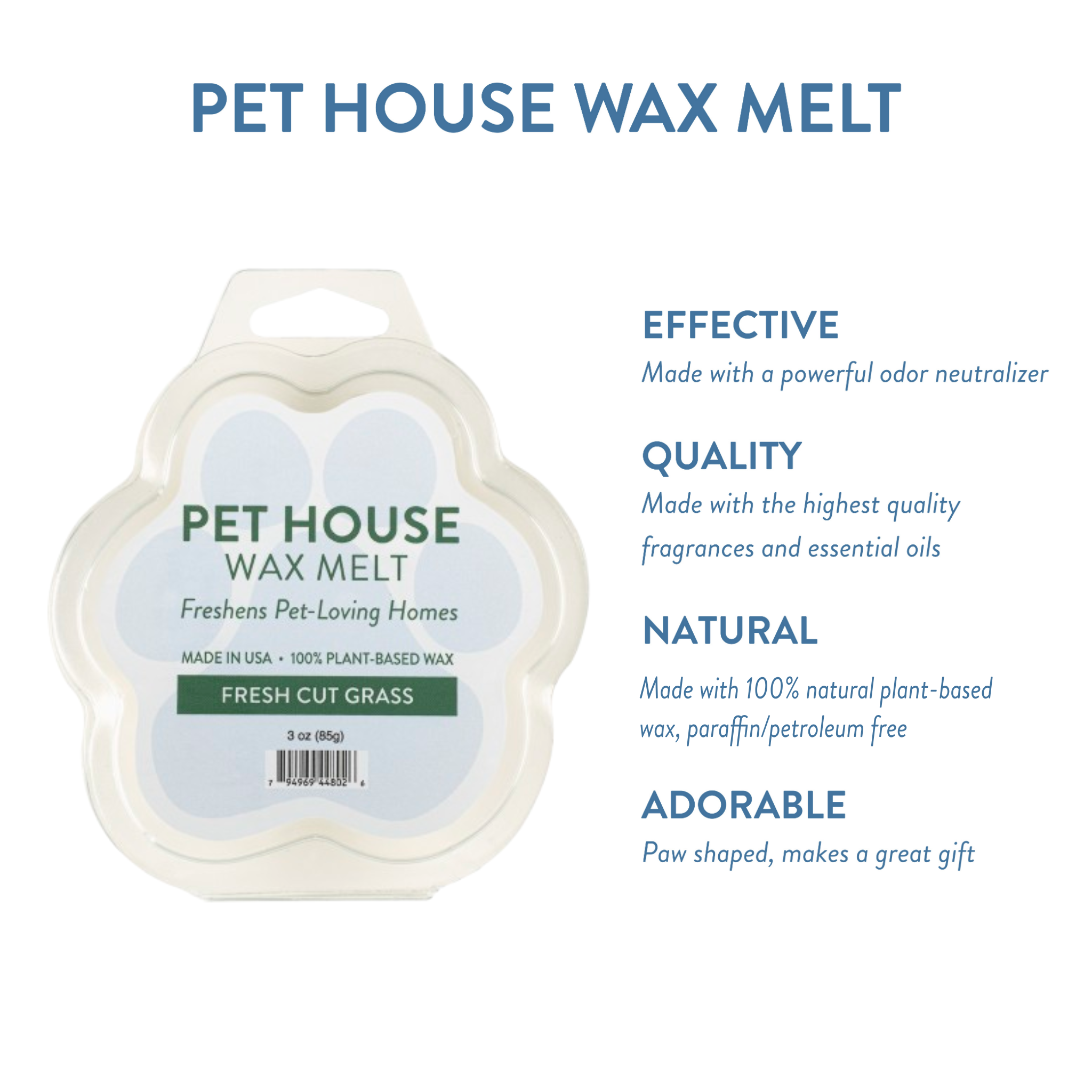 Fresh Cut Grass Wax Melt infographics