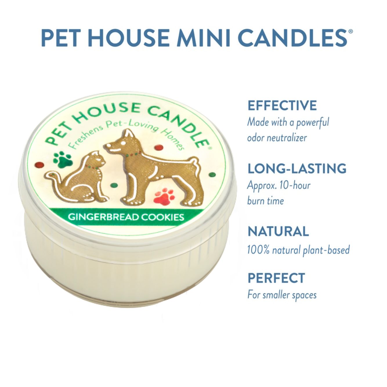 Gingerbread Cookies Mini Candle infographics