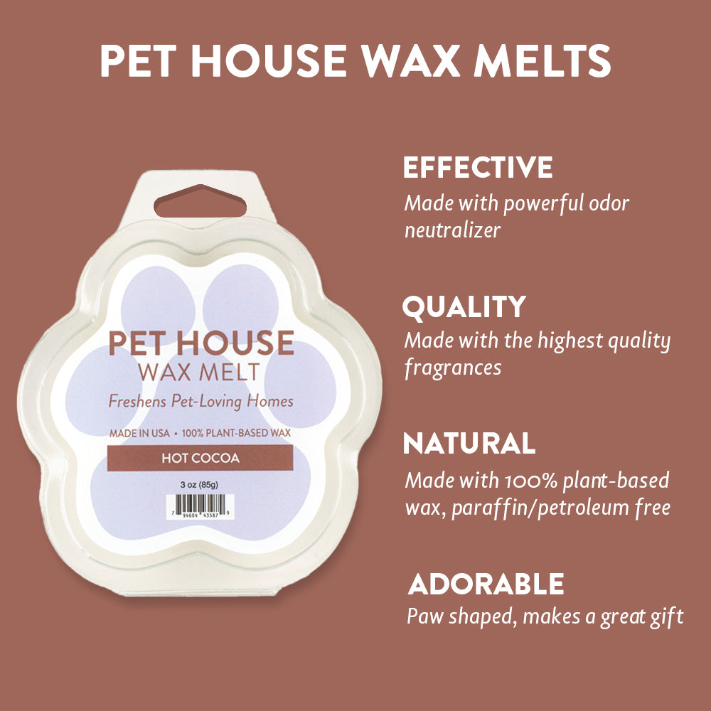 Hot Cocoa Wax Melt infographics