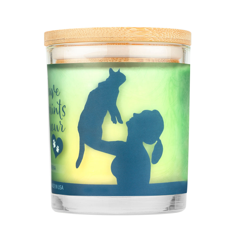 Lemon Verbena Candle left side