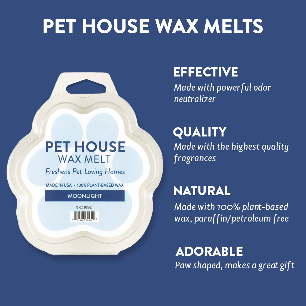 Moonlight Wax Melt infographics