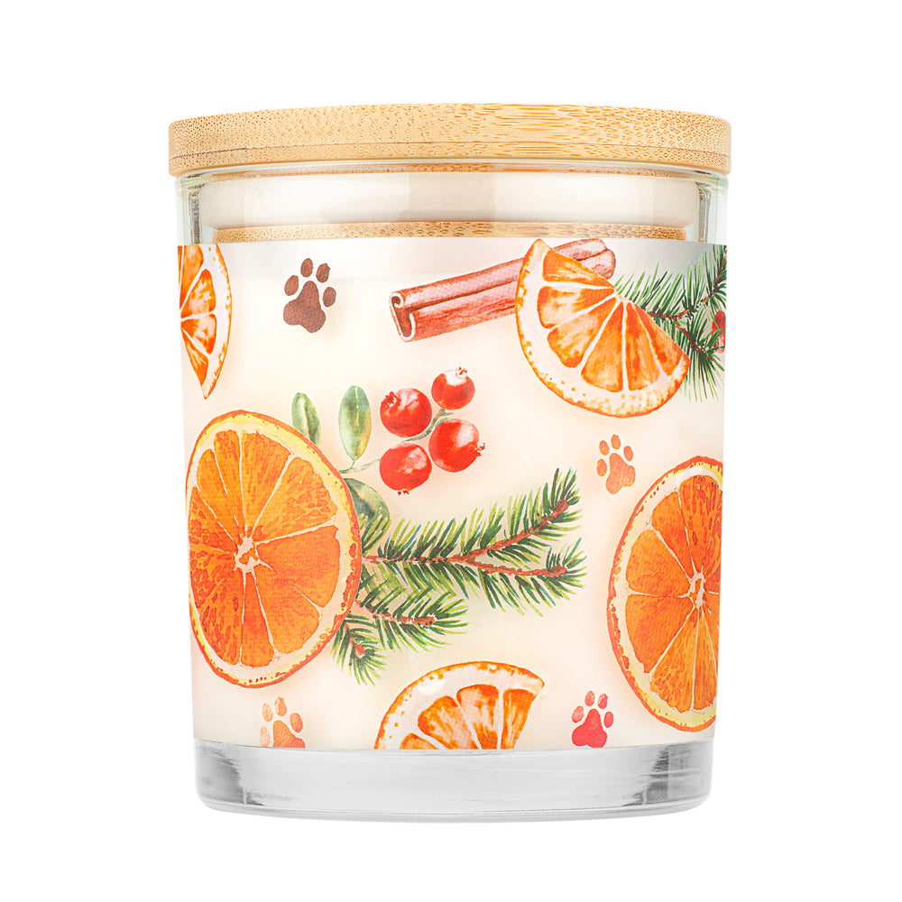 Orange Spice Candle Back