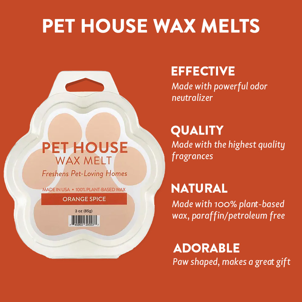 Orange Spice Wax Melt Infographics