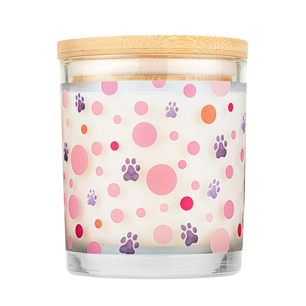 Pink Sugar Candle Back