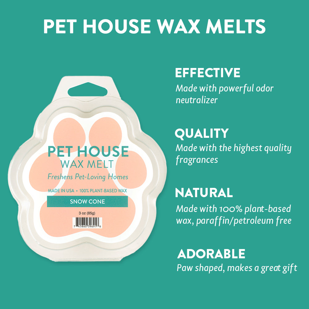 Snow Cone Wax Melt infographics