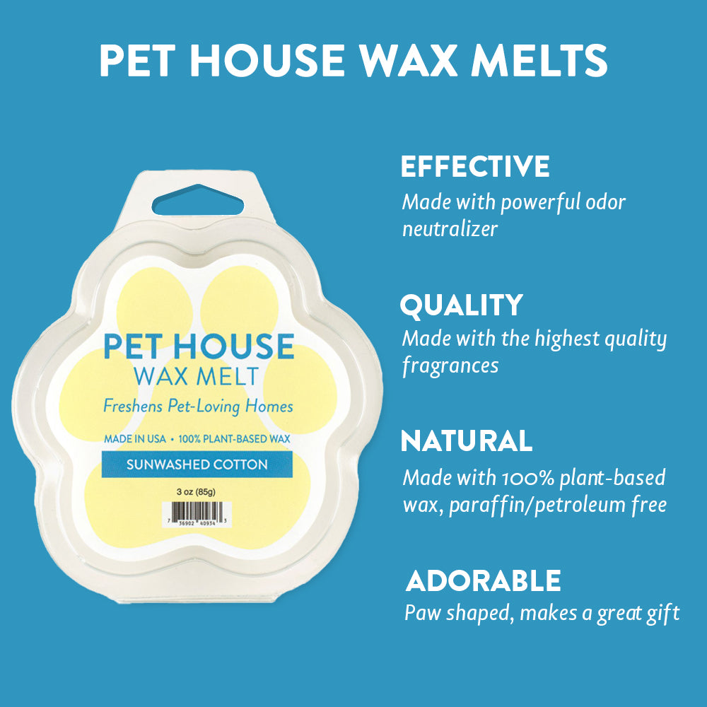 Sunwashed Cotton Wax Melt infographics