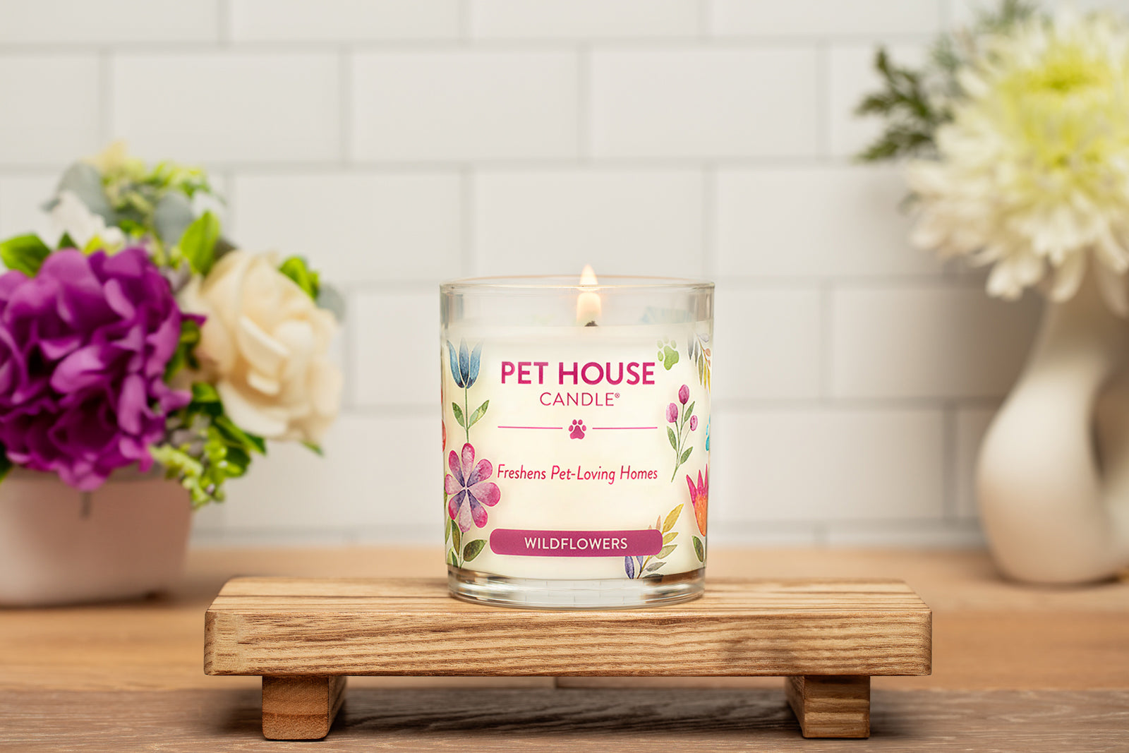 Wildflowers Candle