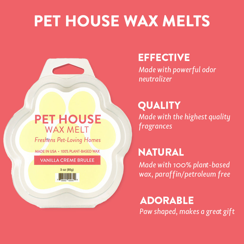 Vanilla Creme Brulee Wax Melt infographics