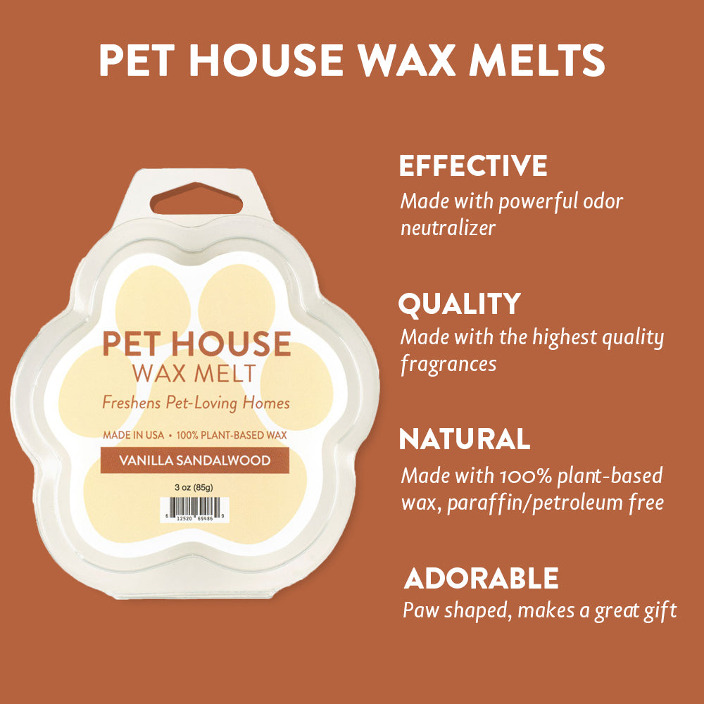 Vanilla Sandalwood Wax Melt infographics