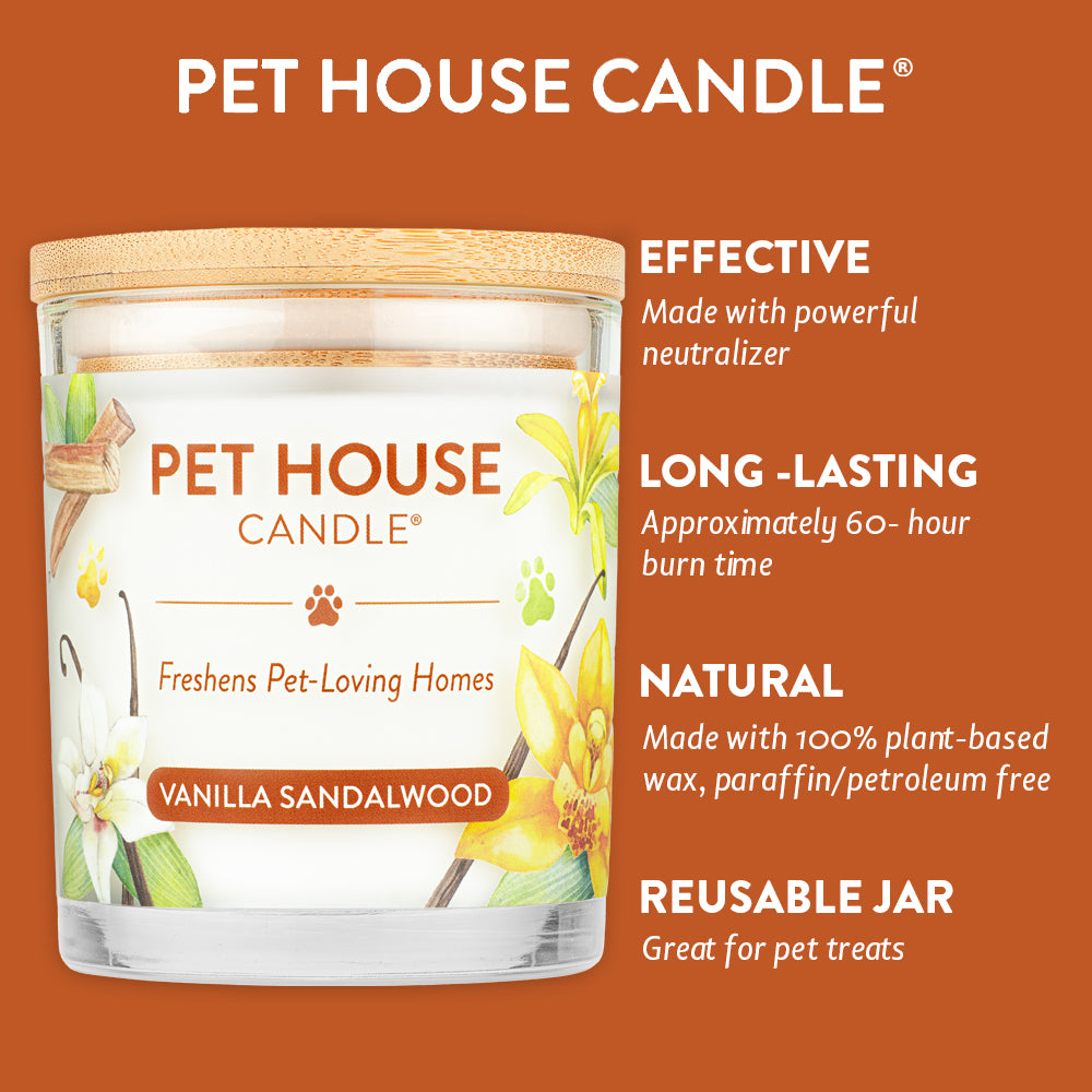 Vanilla Sandalwood Candle infographics