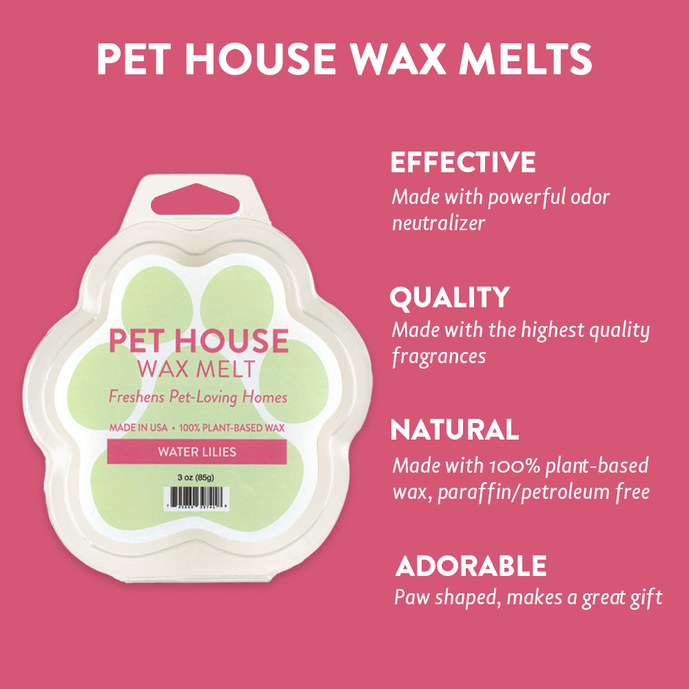 Water Lilies Wax Melt infographics