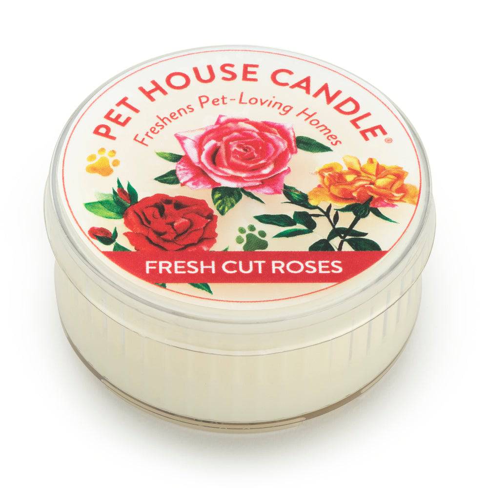 Fresh Cut Roses Mini Candle