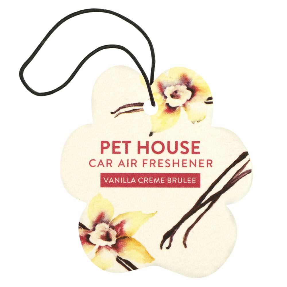 Vanilla Crème Brulee Car Air Freshener  back