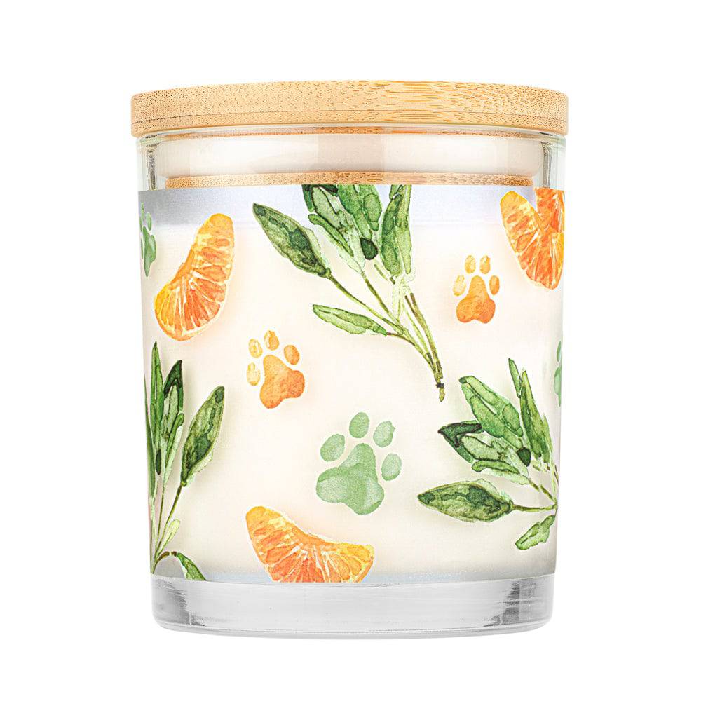 Mandarin Sage Candle back