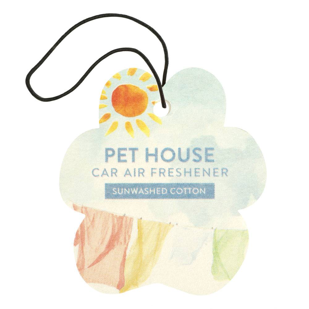 Sunwashed Cotton Car Air Freshener Back