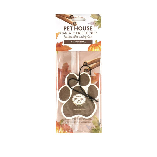 Pet House Fall Car Air Freshener Pack: Odor Eliminating & Made in USA – One  Fur All