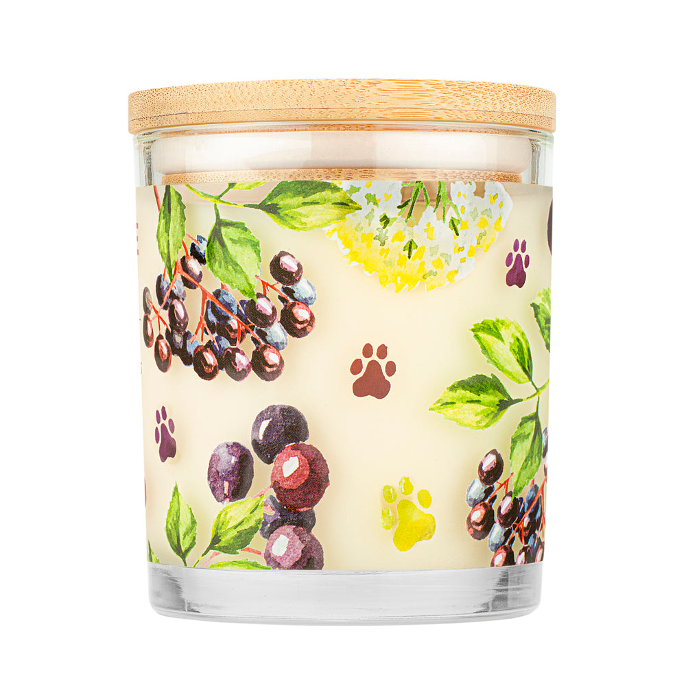 Elderberry Jam Candle Back