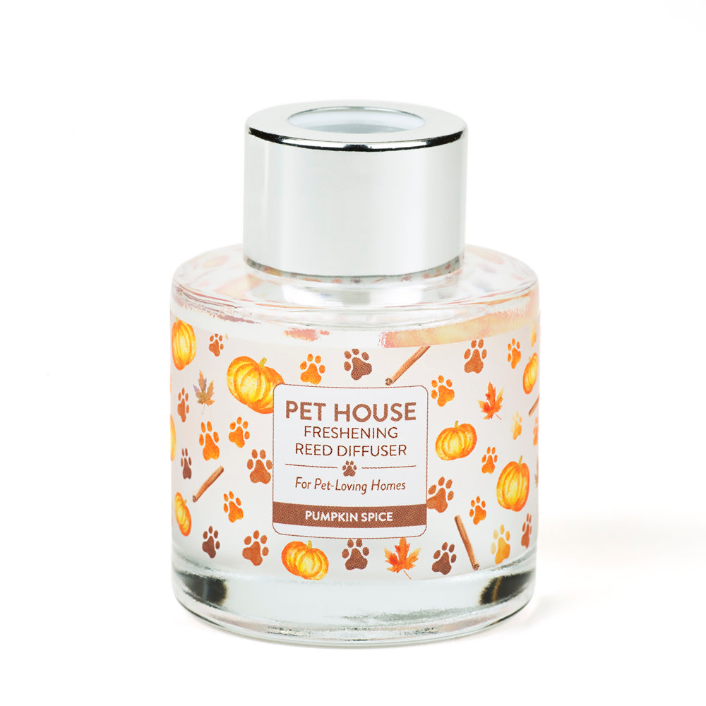 Pumpkin Spice Pet House Reed Diffuser jar